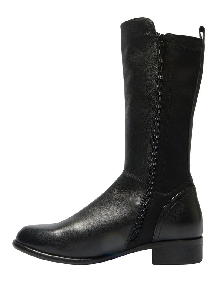 Leroy Knee High Boot in Black Glove image 3