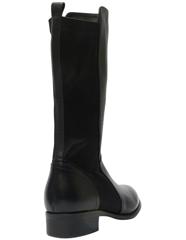 Leroy Knee High Boot in Black Glove image 4