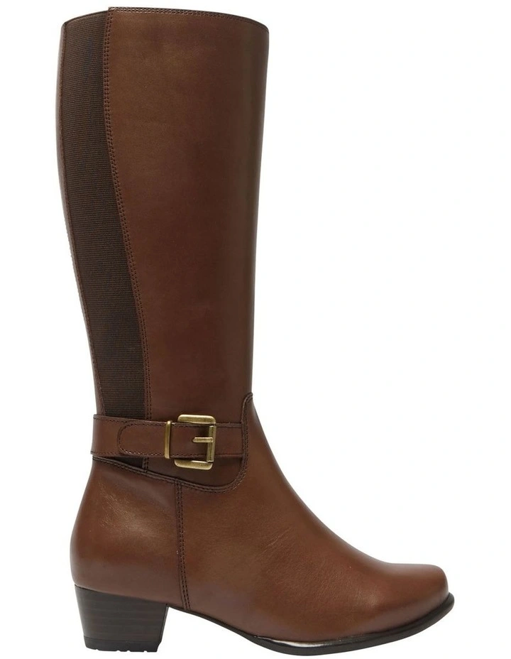 Diesel Boots in Brown Leather image 1