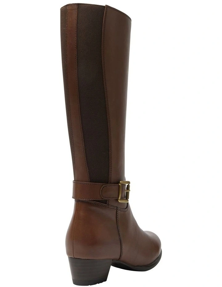 Diesel Boots in Brown Leather image 4