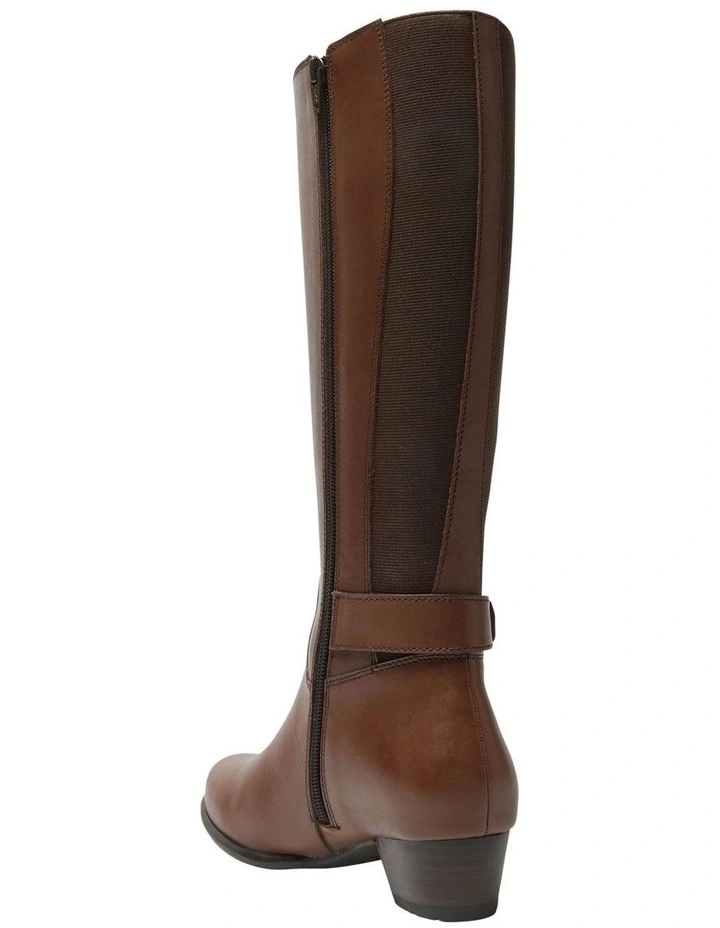 Diesel Boots in Brown Leather image 6