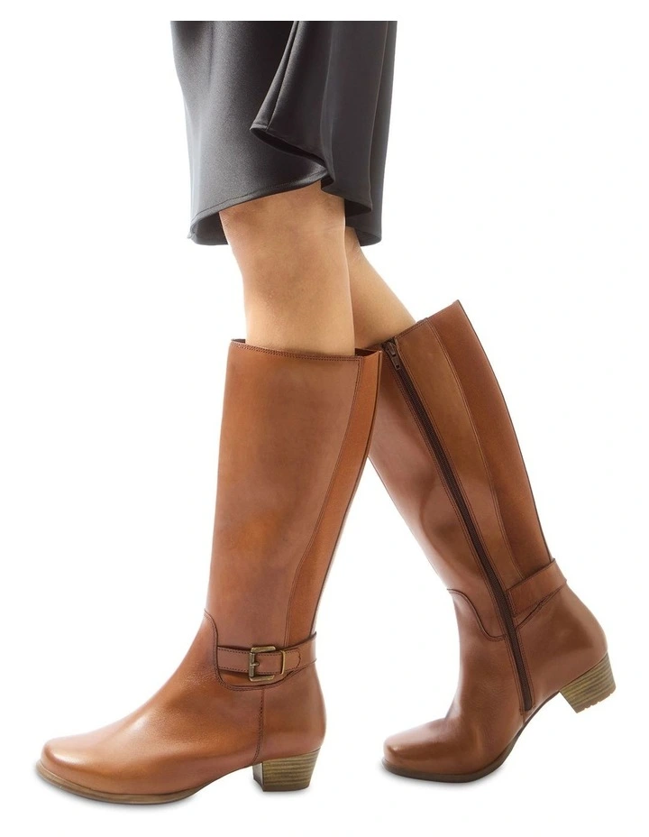 Diesel Boots in Mid Brown Glove image 2