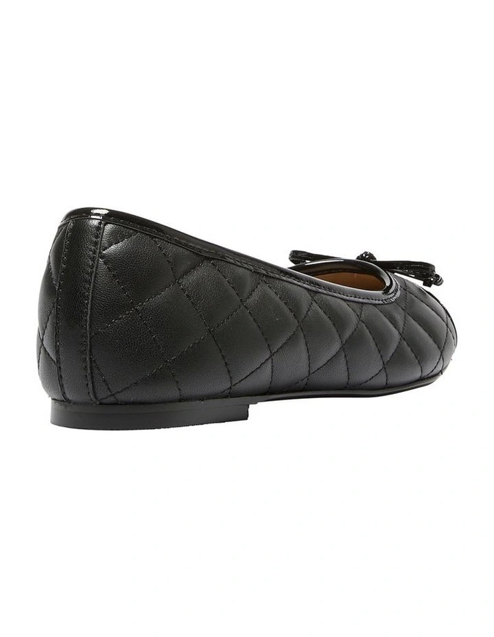 Fifi Flat Shoes in Black image 4