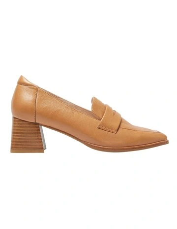 Sullivan Heeled Loafers in Tan Glove