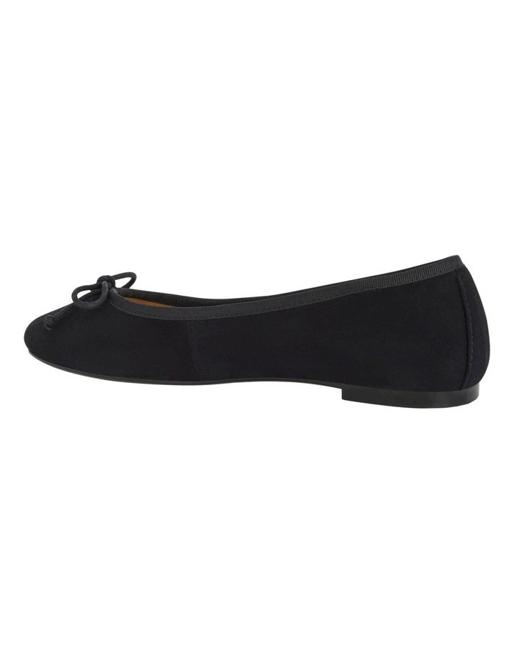 Fonteyn Flat Shoes in Black Suede image 3
