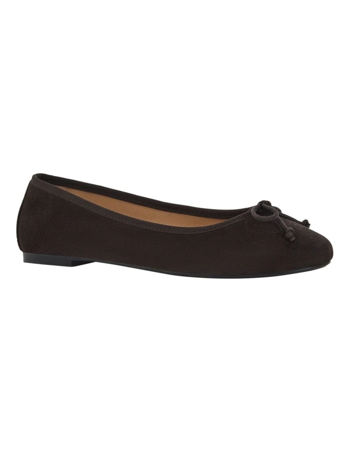 Fonteyn Flat Shoes in Chocolate Suede image 5