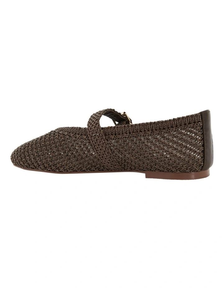 Elope Flat Shoes in Bronze Crochet image 5
