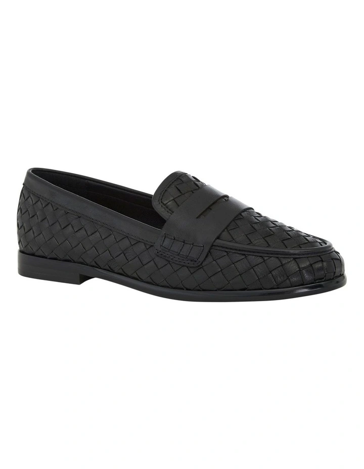Wagner Loafers in Black Weave image 2