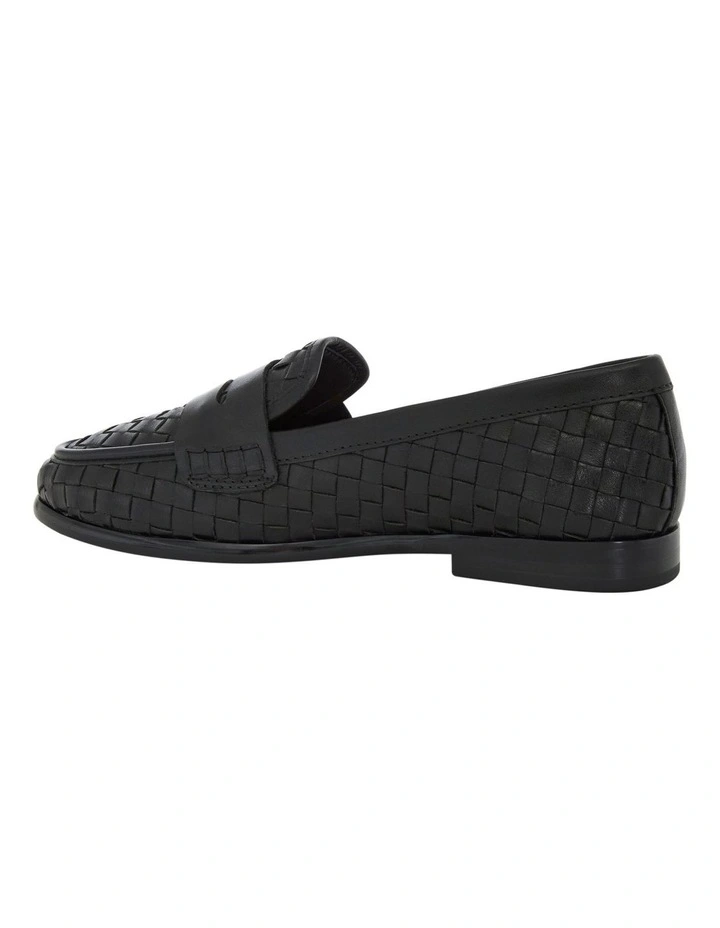 Wagner Loafers in Black Weave image 3