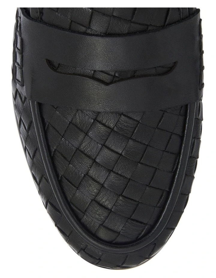 Wagner Loafers in Black Weave image 4
