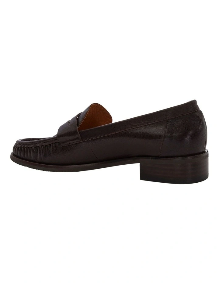 Turner Loafers in Chocolate Leather image 3