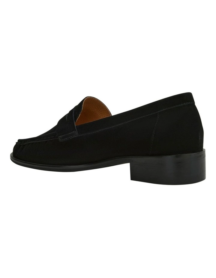 Turner Flat Shoes in Black Suede image 3