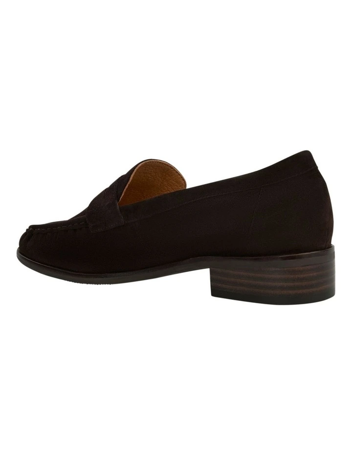 Turner Flat Shoes in Chocolate Suede image 3