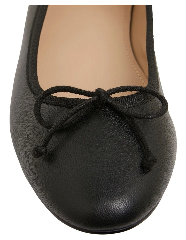 Fonteyn Flat Shoes in Black Glove image 5