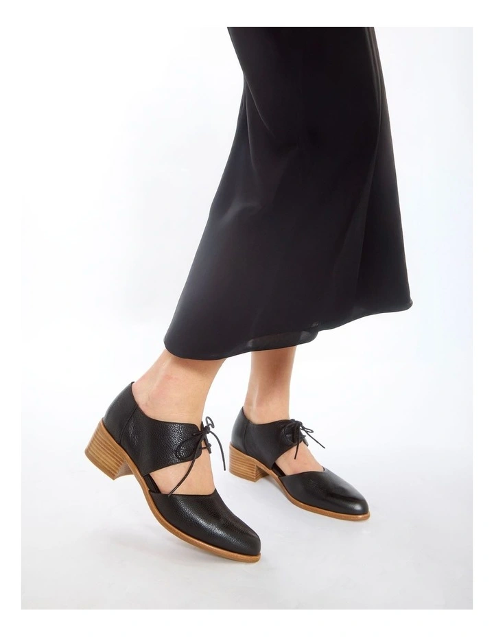 Exhibit Black Glove Heeled Shoes image 2