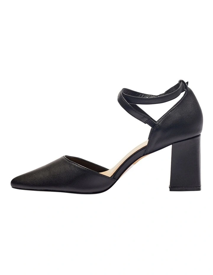 Gwyneth Black Glove Heeled Shoes image 3
