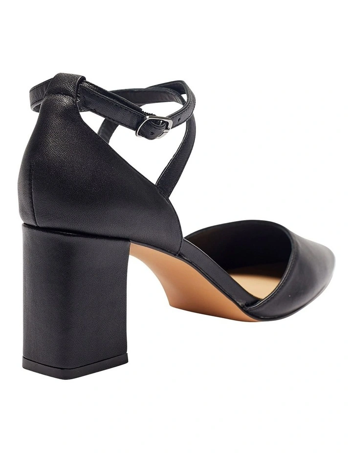 Gwyneth Black Glove Heeled Shoes image 4