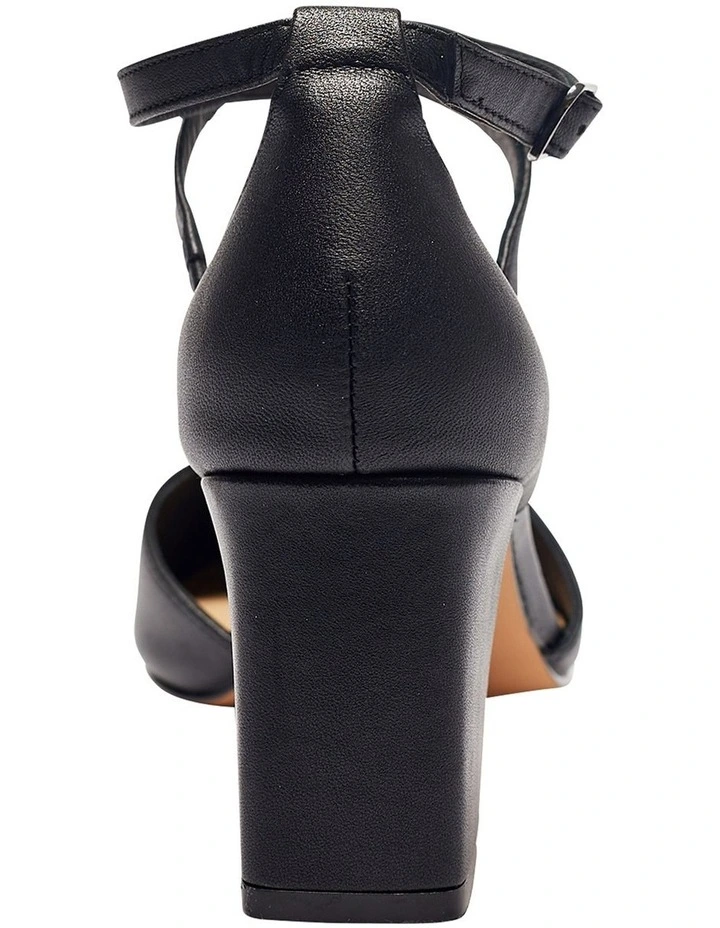Gwyneth Black Glove Heeled Shoes image 5