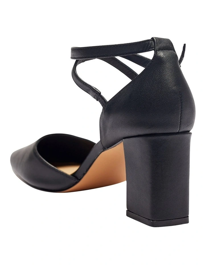 Gwyneth Black Glove Heeled Shoes image 6