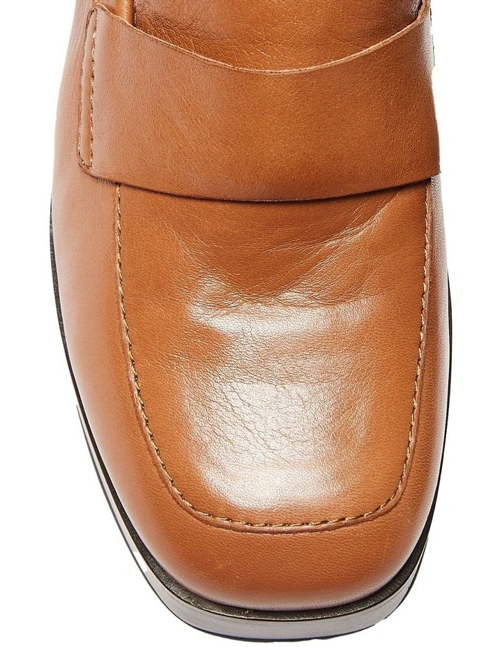 Hume Heeled Shoes in Tan Leather image 7