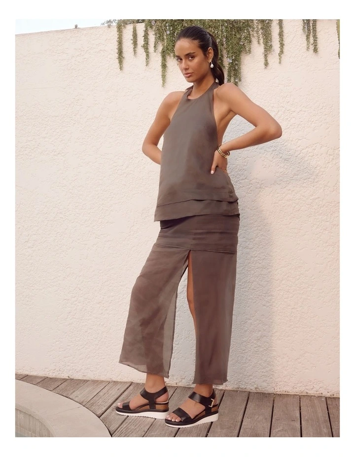 Iris Sandals in Black Leather image 2