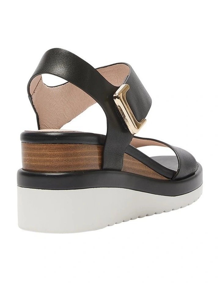 Iris Sandals in Black Leather image 4