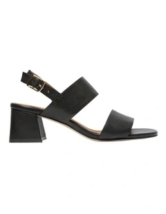 Plato Sandals in Black Glove