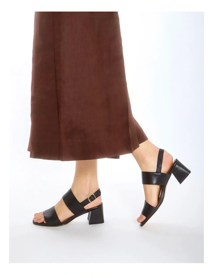 Plato Sandals in Black Glove image 2