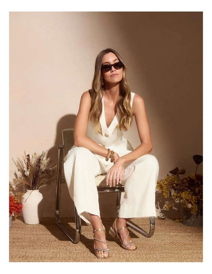 Majestic Sandals in Gold Metallic image 4