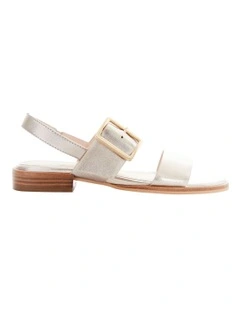 Tabatha Sandals in Gold Leather