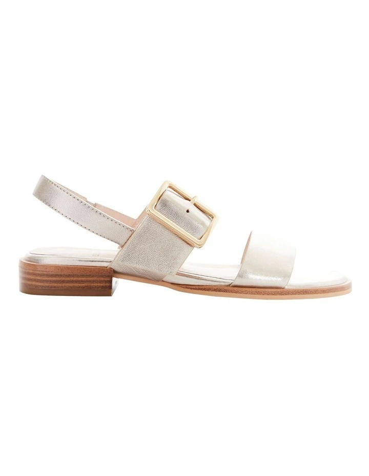 Tabatha Sandals in Gold Leather image 1