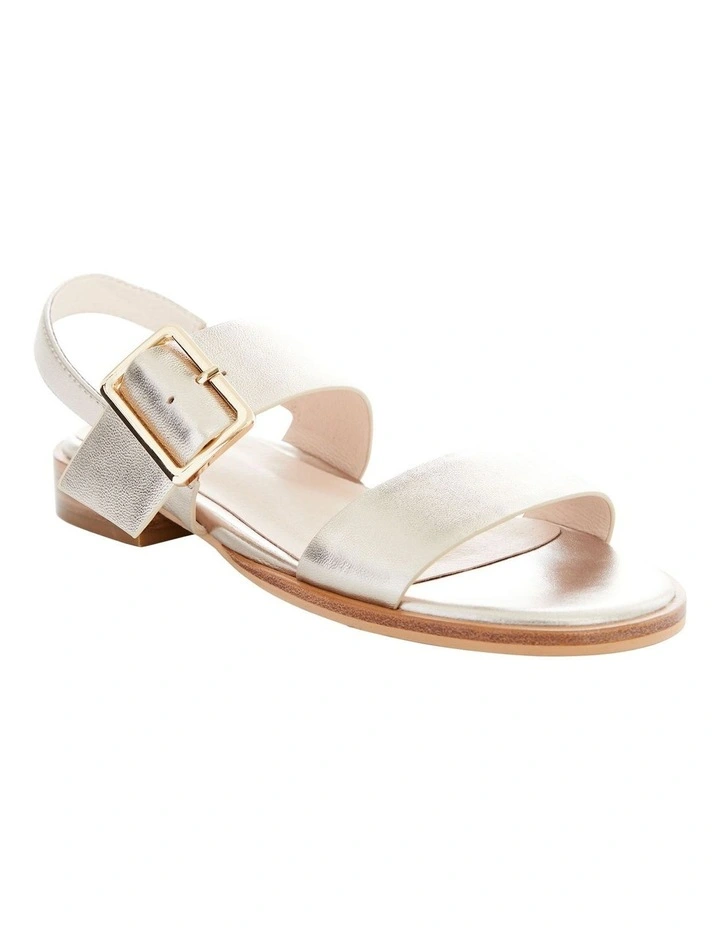Tabatha Sandals in Gold Leather image 2