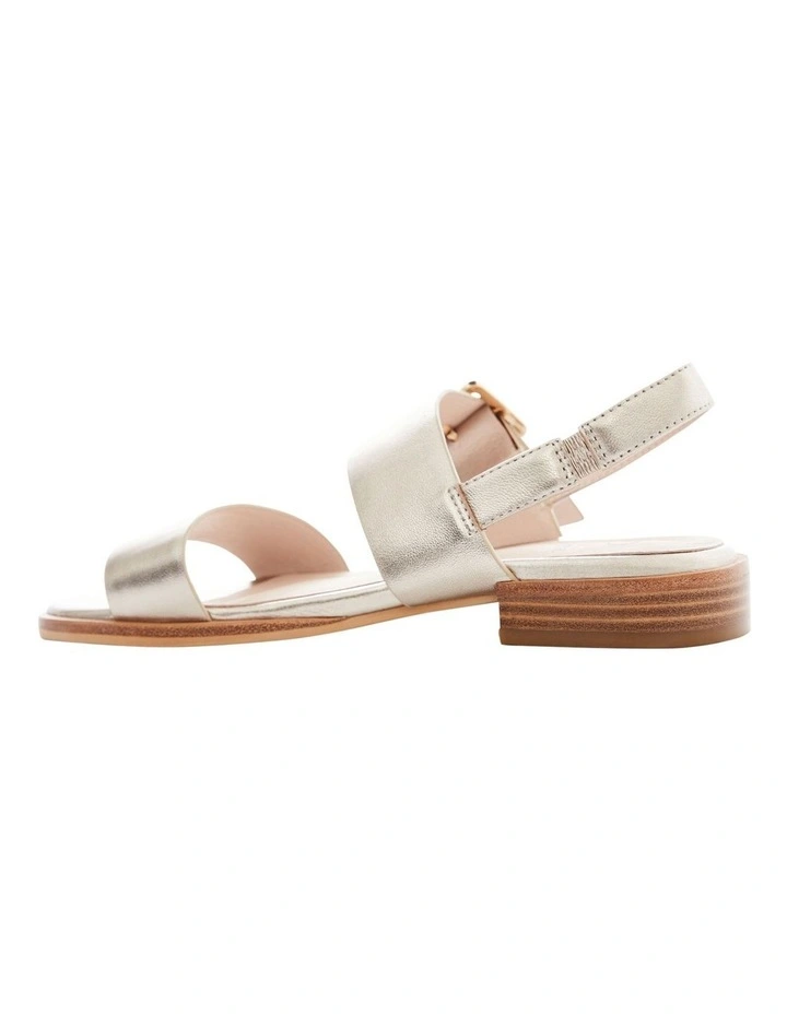 Tabatha Sandals in Gold Leather image 3