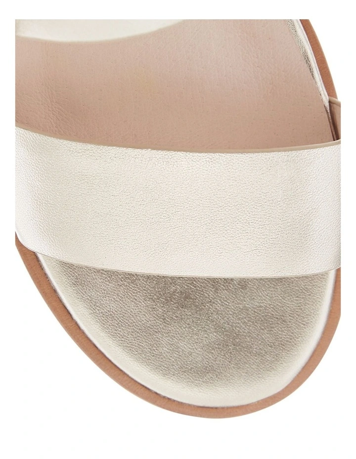 Tabatha Sandals in Gold Leather image 4
