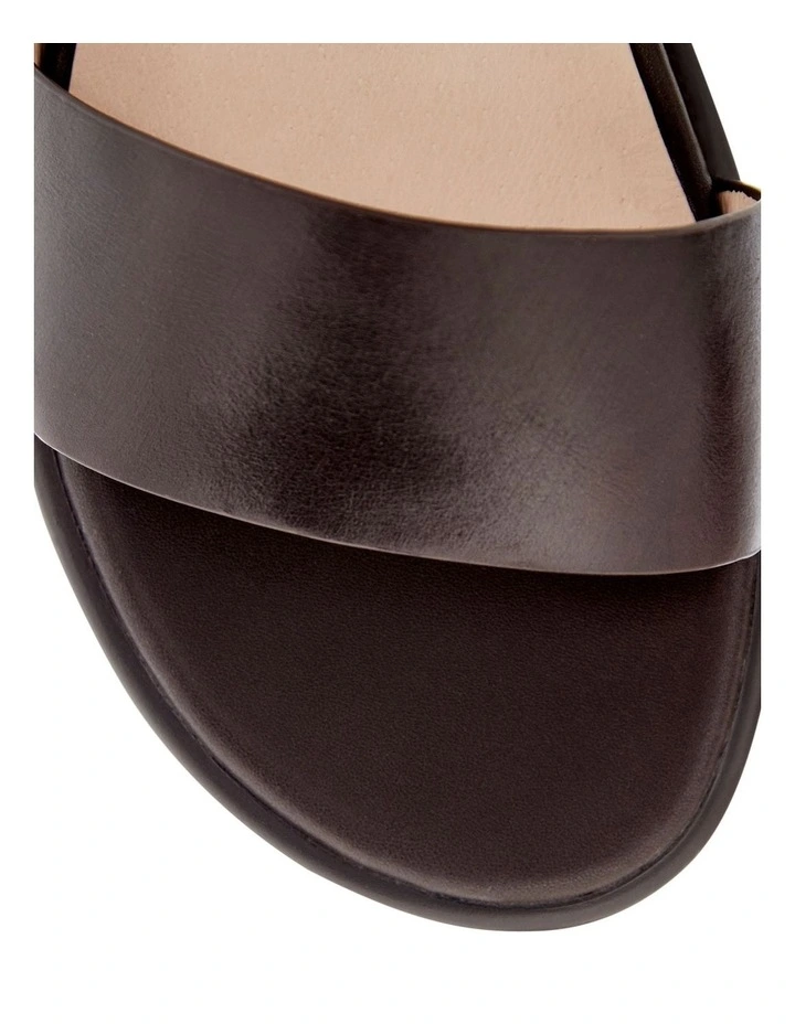 Idaho Sandals in Chocolate Leather image 4
