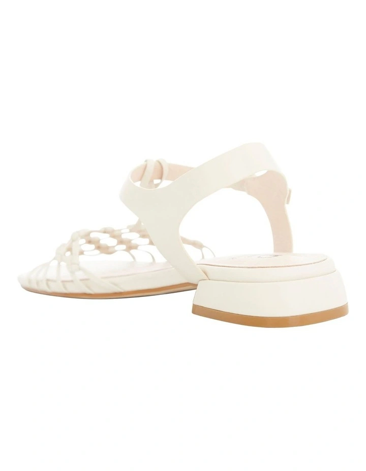 Magnolia Sandals in Bone Weave image 3