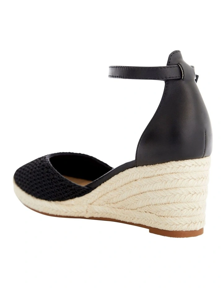 Poland Sandals in Black Weave image 3