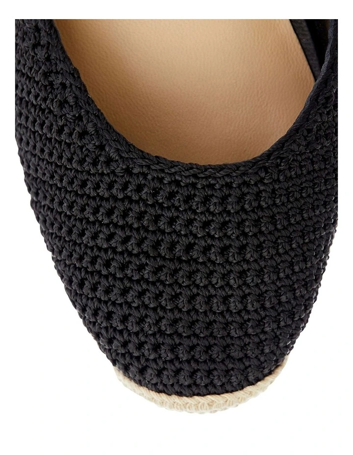 Poland Sandals in Black Weave image 4