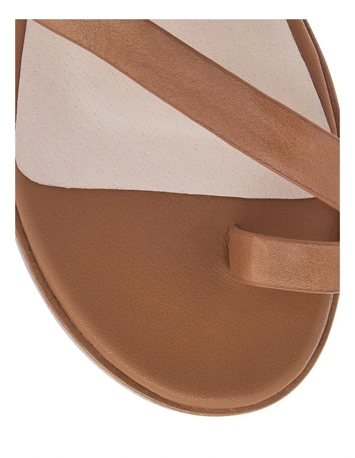 Tena Leather Sandals in Tan image 4