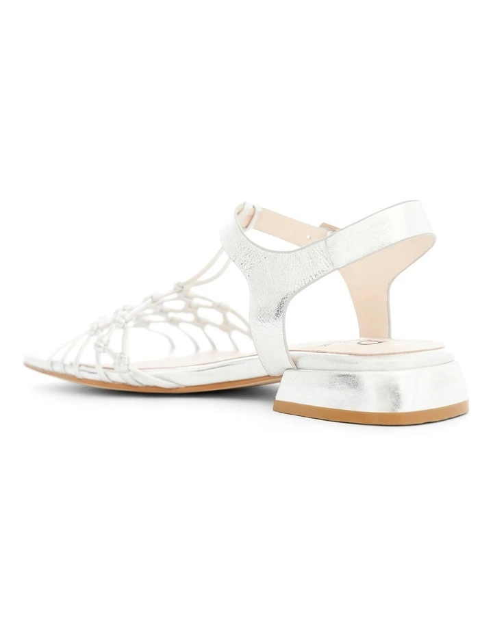 Magnolia Sandals in Silver Weave image 3