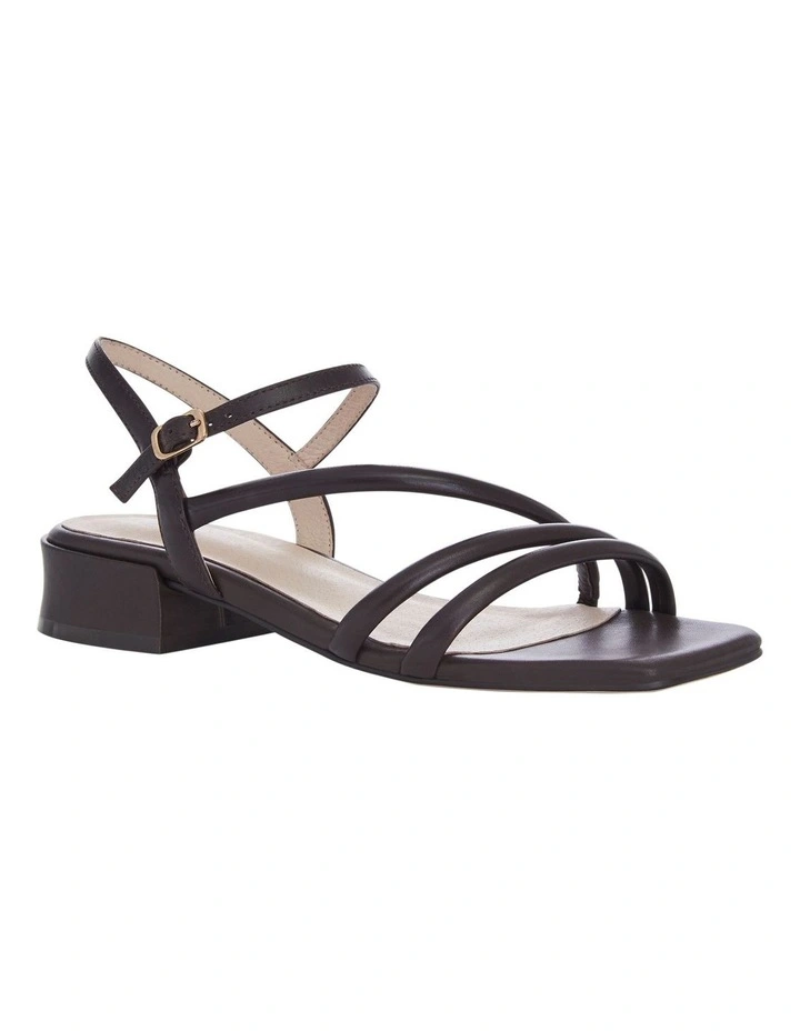 Manila Sandals in Chocolate image 2