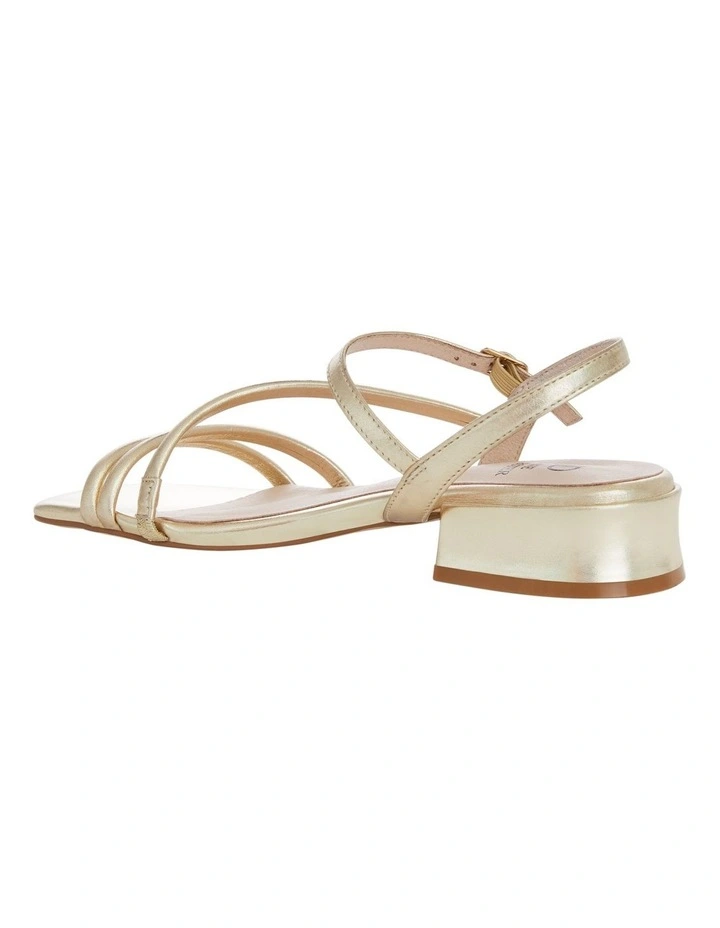 Manila Sandals in Gold image 3