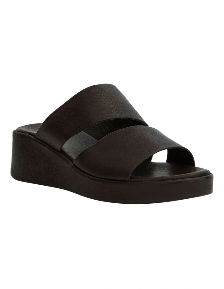 Fiora Sandals in Chocolate Leather image 2
