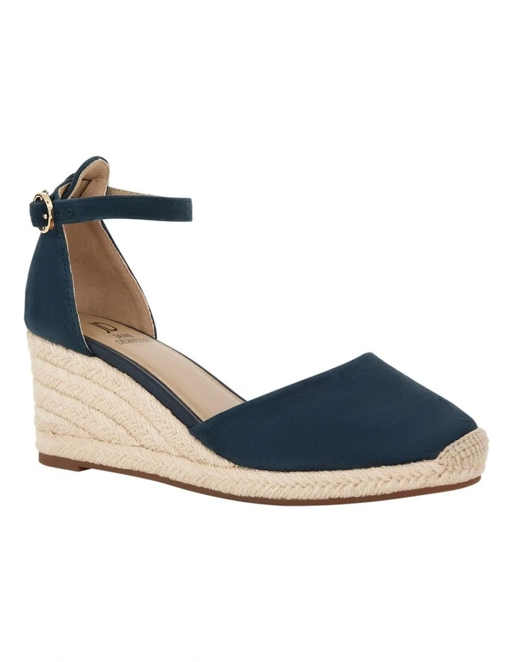 Peru Shoes in Navy Suede image 2