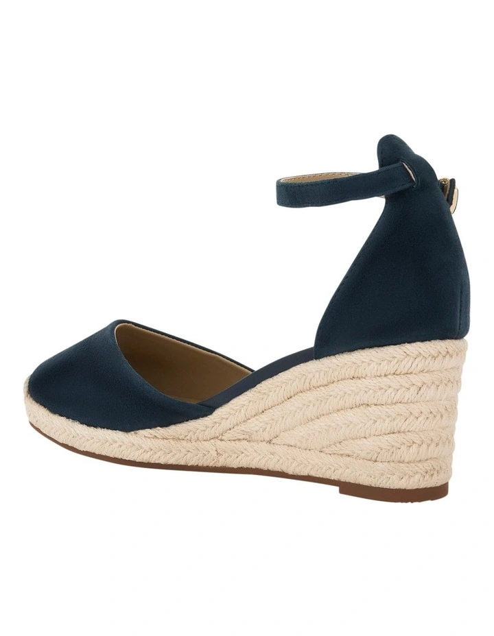 Peru Shoes in Navy Suede image 3