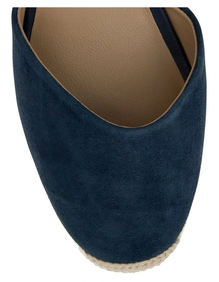 Peru Shoes in Navy Suede image 4
