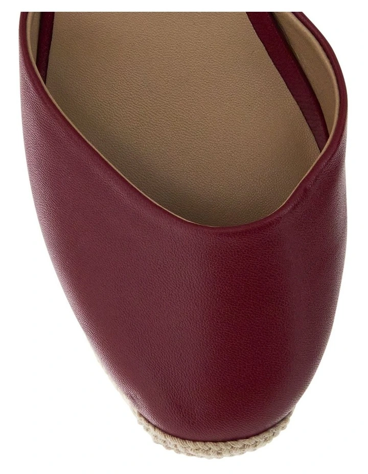 Peru Shoes in Red Leather image 4