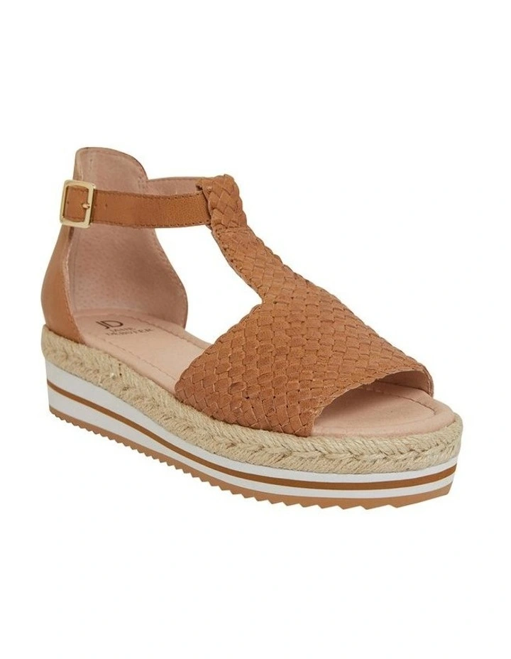 Daze Tan Weave Sandals image 2