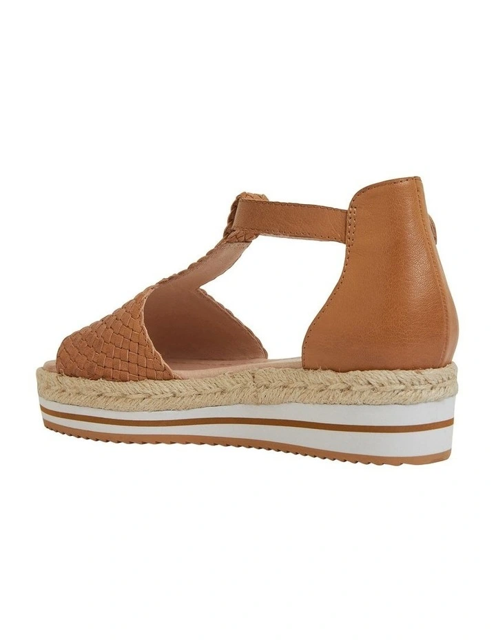 Daze Tan Weave Sandals image 7