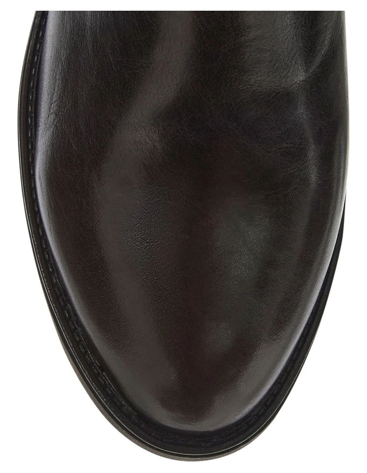 Bethany Ankle Boots in Chocolate Leather image 4